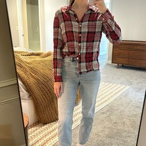 Francesca’s red flannel